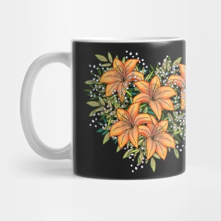 Pretty Lily Bouquet Mug